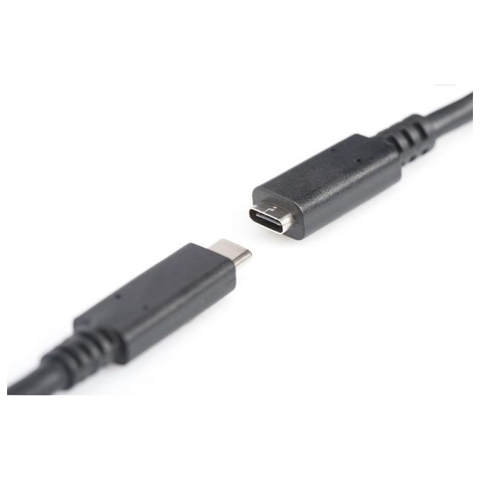 Digitus cavo prolunga usb tipo c maschio-femmina 1.5 mt 3a nero