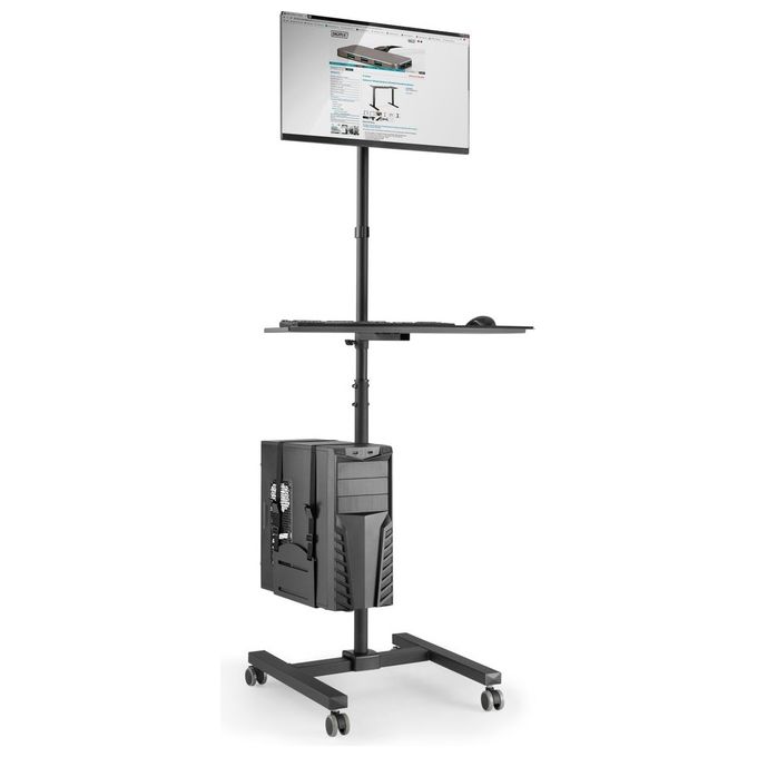 Digitus DA-90374 Base da Pavimento per Tv a Schermo Piatto 32'' Nero