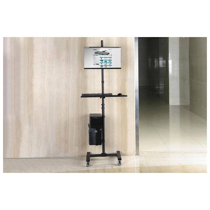 Digitus DA-90374 Base da Pavimento per Tv a Schermo Piatto 32'' Nero