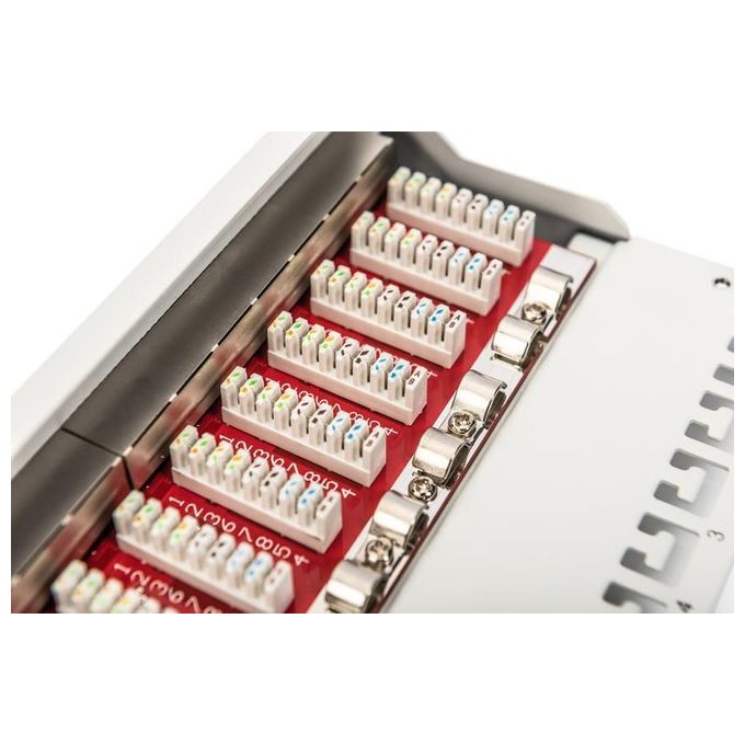 Digitus Pannello Patch Categoria 6a Schermato 12 Porte 10 Grigio 1U