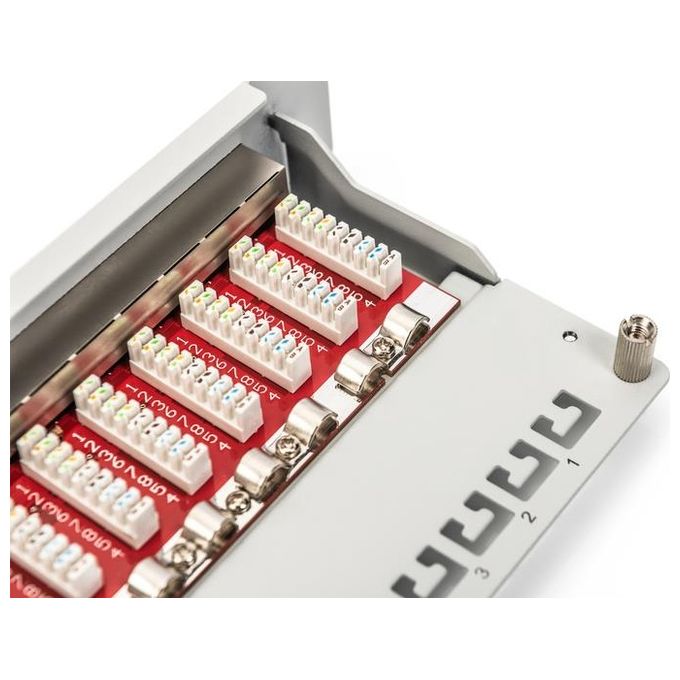 Digitus Pannello Patch Categoria 6a Schermato 12 Porte 10 Grigio 1U