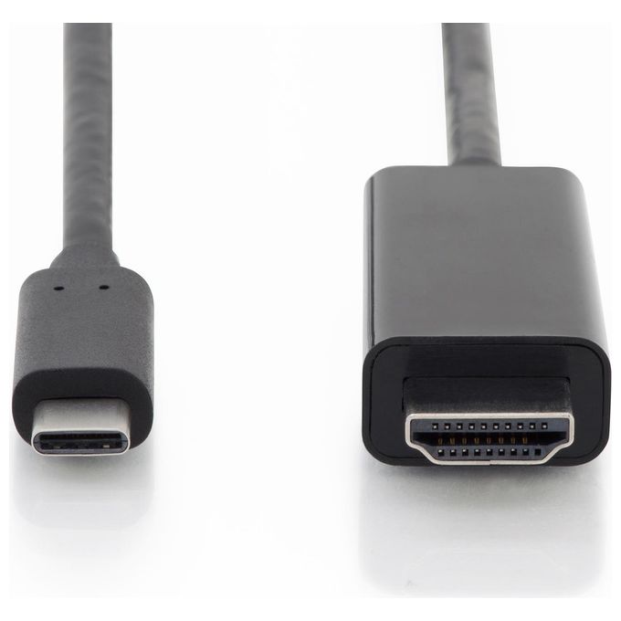 Digitus cavo usb tipo-c - hdmi a m-m, 2.0m, 4k-60hz, 18gb
