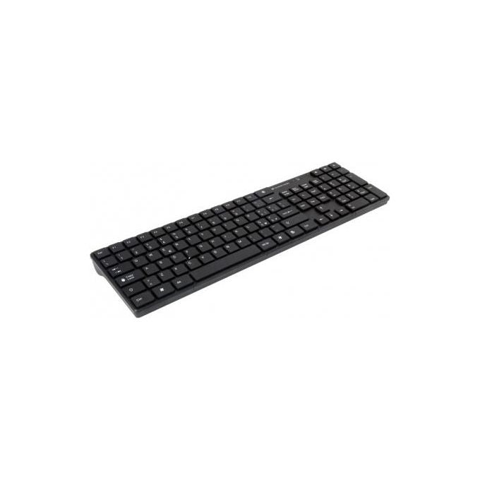 Conceptronic ORAZIO01IT Orazio Kit Tastiera e Mouse Wireless 2.4 GHz Layout Italiano QWERTY 109 Tasti Mouse Ottico 1600 DPI colore Nero