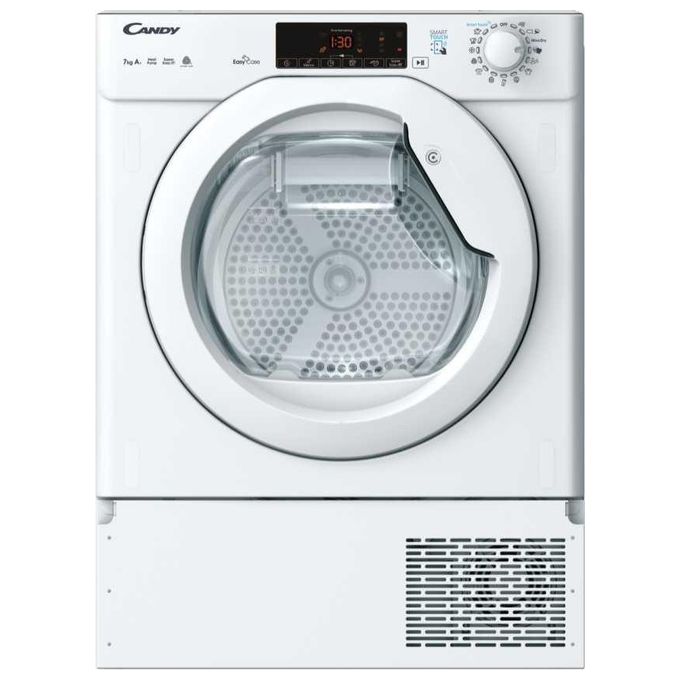 Candy CBTD 7A1TE Asciugatrice Slim a Pompa di Calore da Incasso Classe energetica A+ Capacita' di carico 7 Kg Profondita' 48,7 cm NFC
