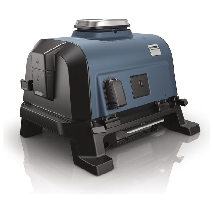 Ninja OG901EU Woodfire Pro Connect XL Barbecue Elettrico Griglia Affumicatore Friggitrice ad Aria 7 in 1 Controllo con App Termometro Digitale Pellet Woodfire Resistente alle Intemperie Nero