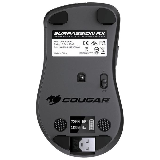 MOUSE GAMING WIRELESS SURPASSION RX OPTICAL USB - COUGAR