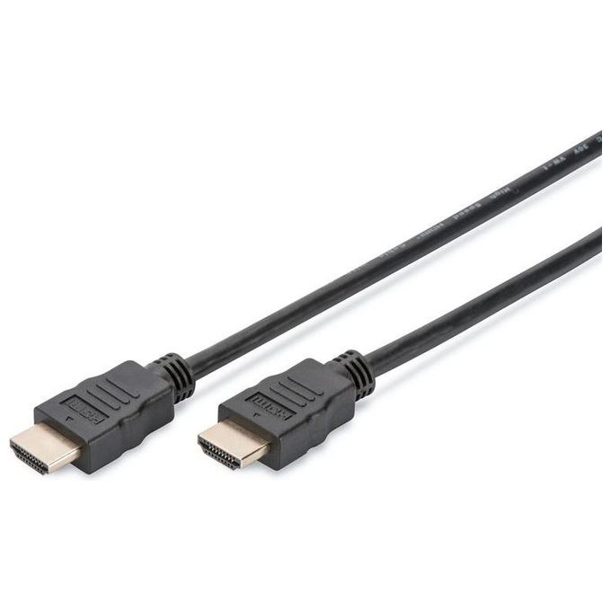 Digitus Set 10 Cavi Hdmi 2.0 4K 60hz 2mt Ultra Hd 60p Contatti Dorati Nero
