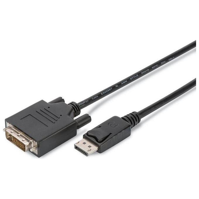Digitus set 10 cavi displayport - dvi (24+1) m-m, 2.0m full hd