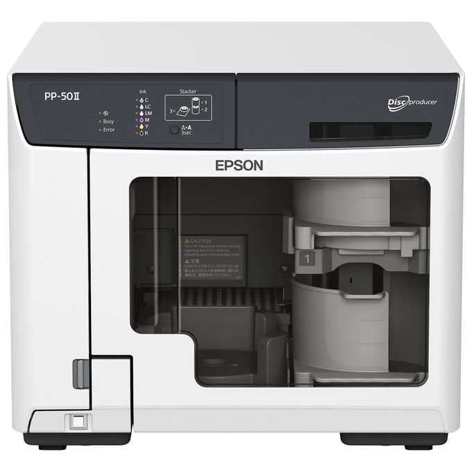 Epson Discproducer PP-50II Duplicatore di disco ottico 50 copie Nero Bianco