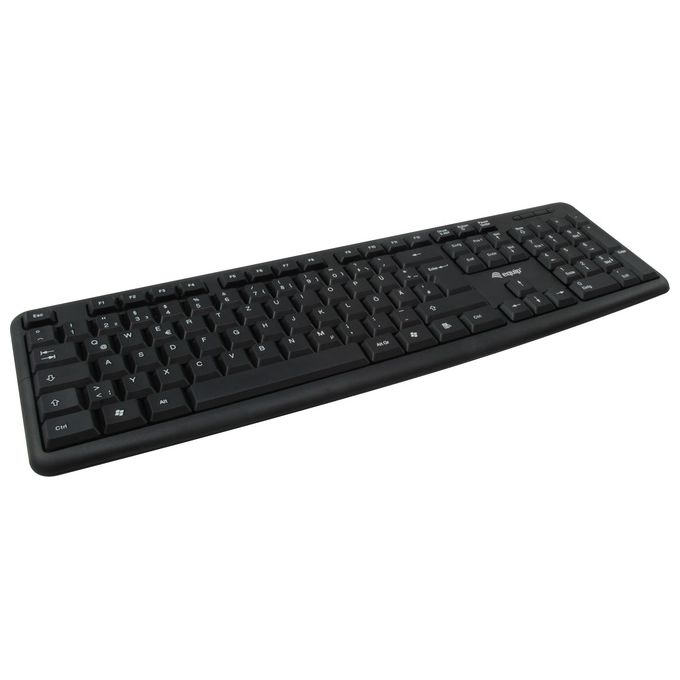 Conceptronic Wired Combo Tastiera e Mouse Nero