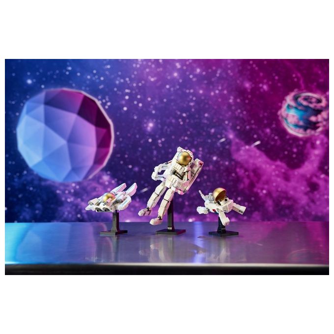 Lego 31152 Creator Set da costruzione 3 in 1 Astronauta Cane Spaziale Astronave Viper Jet 647 pezzi 9+ anni colore Multicolore