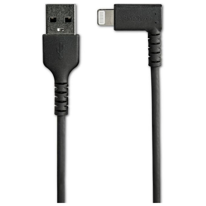 StarTech.com Cavo Usb Angolare a Lightning Conforme Apple Mfi da 2mt Nero