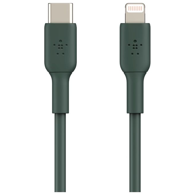 Belkin CAA003bt2MBK BOOST Caricabatterie Lightning a USB-C Cavo 2mt Nero