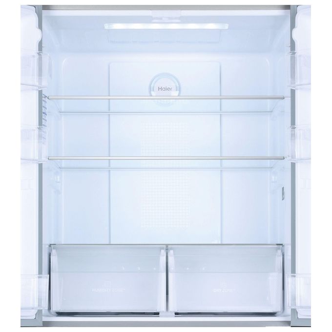 Haier HTF-458DG6 Frigorifero Combinato 4 Porte Capacita' 468 Litri Classe energetica F (A+) 180,4 cm Total No Frost Inox