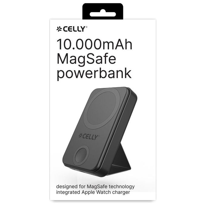Celly MagSafe PowerBank 10.000  Watch Charger Nero