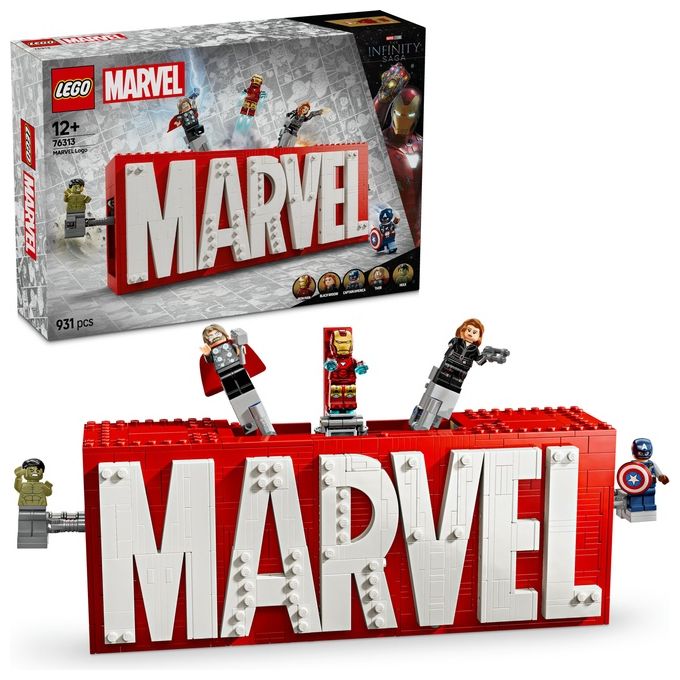 LEGO Marvel Logo e Minifigure MARVEL 76313