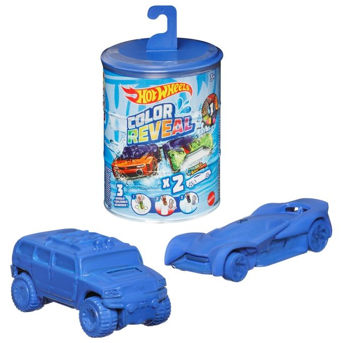 Mattel Hot Wheels Color Reveal Confezione da 2 Veicoli in scala 1:64