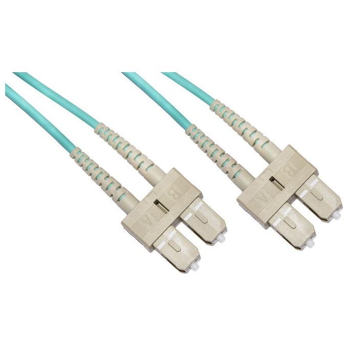 Link cavo fibra ottica sc a sc multimode duplex om3 50-125mt.15