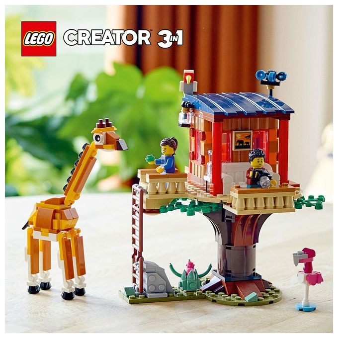 LEGO Creator 3 in 1 Casa sull'Albero del Safari