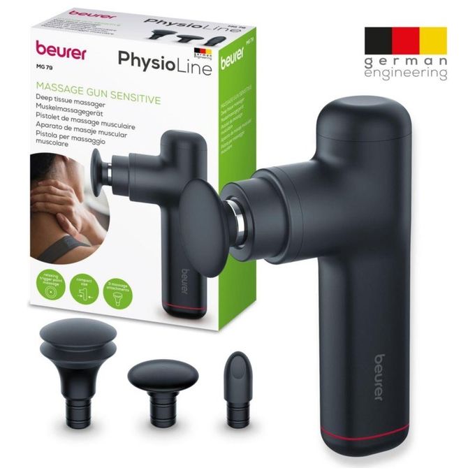 Beurer MG 79 Massaggiatore a Pistola Sensitive 3 Accessori