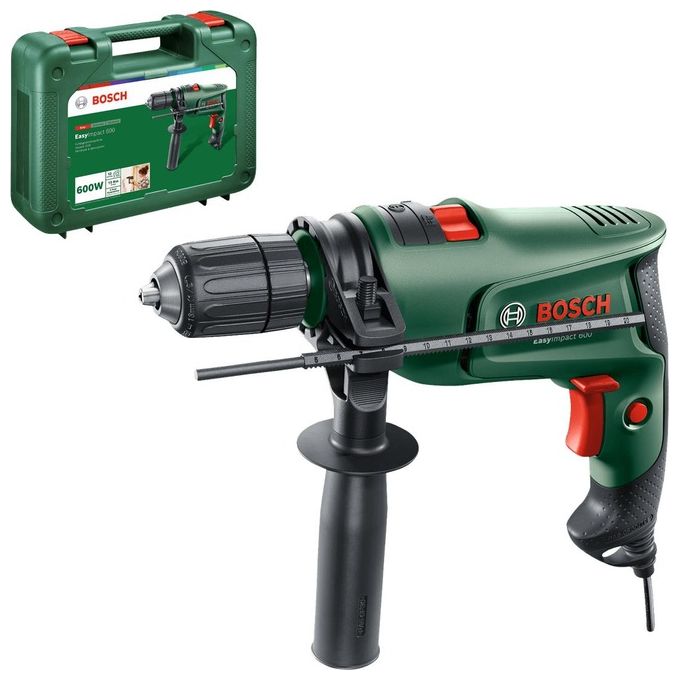 Bosch Trapano Elettrico a Percussione EasyImpact 600 600W in Valigetta