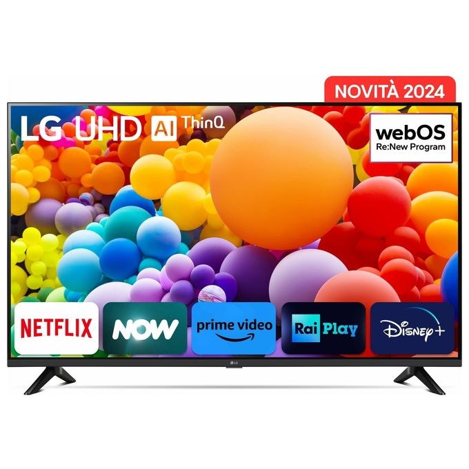 Lg 55UT73006LA.APIQ Smart TV 55 pollici 4K Ultra HD LED Web OS Classe G 3 HDMI Blu