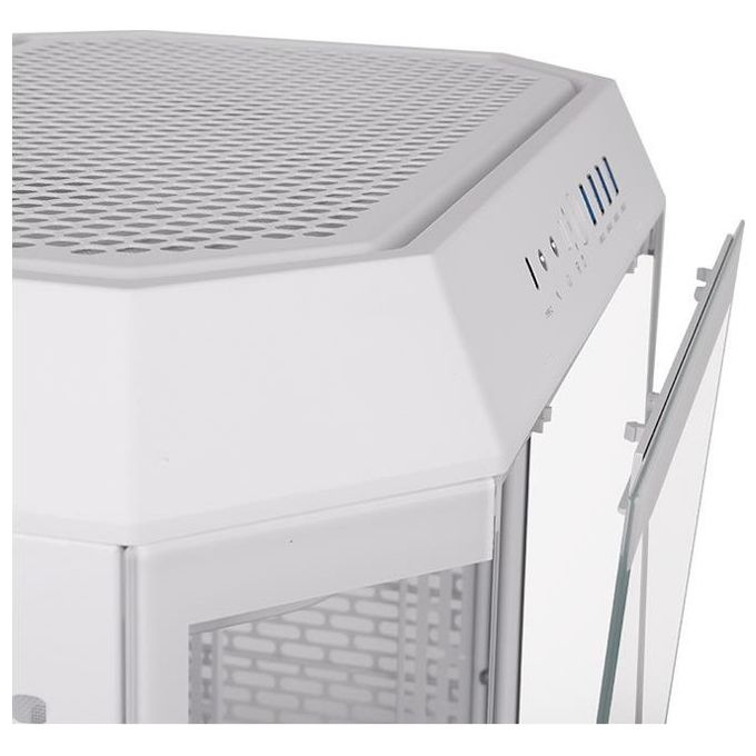 Thermaltake The Tower 600 Mid Tower Chassis Hidden Connector Bianco
