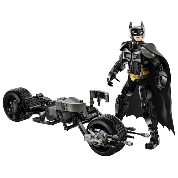 LEGO DC Il Personaggio Costruibile di Batman con Bat-Pod Moto e Action Figure Giocattolo da Il Cavaliere Oscuro da Costruire Regalo da Supereroi per Bambini Bambine e Adulti da Collezione 76273