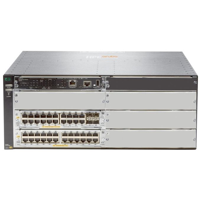 HP Enterprise 5406R 44GT PoE+ and 4-port SFP+ No PSU v3 zl2 Gestito L3 Gigabit Ethernet 10-100-1000 Grigio 4U Supporto Power over Ethernet