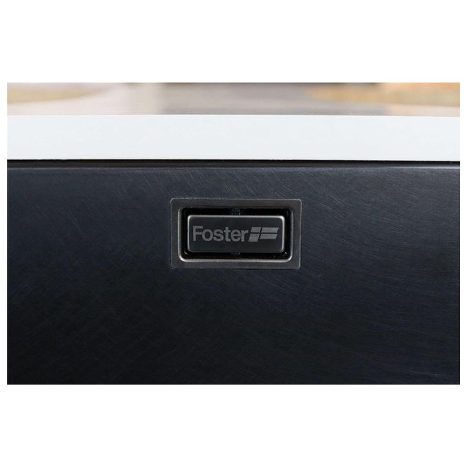 Foster 2157 886 KE Gun Metal Lavello Acciaio inox Vintage da incasso Sottotop 1 Vasca Gun Metal 75x44cm