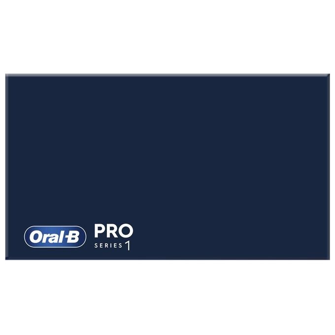 Oral B spazzolino elettrico ricaricabile series 1 blu con timer e 2 testine