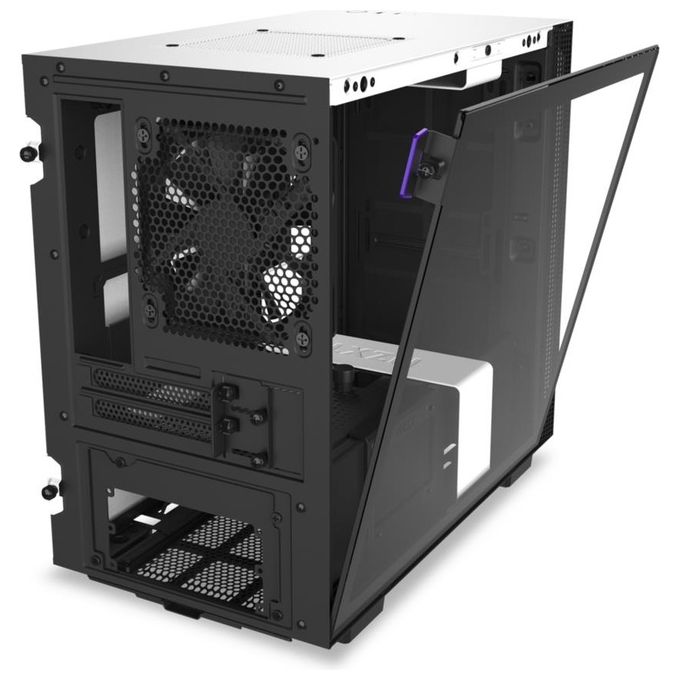 [ComeNuovo] NZXT H210 - Case da gioco per PC Mini-ITX - Porta Tipo C USB I-O frontale - Pannello laterale in vetro temperato - Compatibile con il raffreddamento a Liquido - Staffa per il radiatore