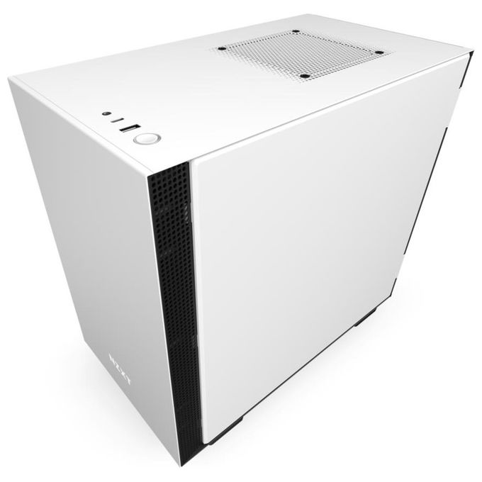 [ComeNuovo] NZXT H210 - Case da gioco per PC Mini-ITX - Porta Tipo C USB I-O frontale - Pannello laterale in vetro temperato - Compatibile con il raffreddamento a Liquido - Staffa per il radiatore