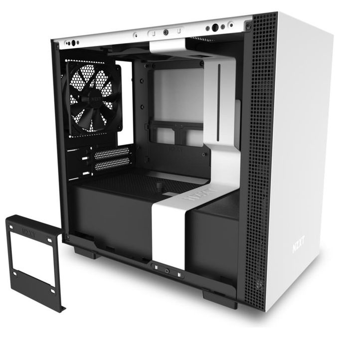 [ComeNuovo] NZXT H210 - Case da gioco per PC Mini-ITX - Porta Tipo C USB I-O frontale - Pannello laterale in vetro temperato - Compatibile con il raffreddamento a Liquido - Staffa per il radiatore