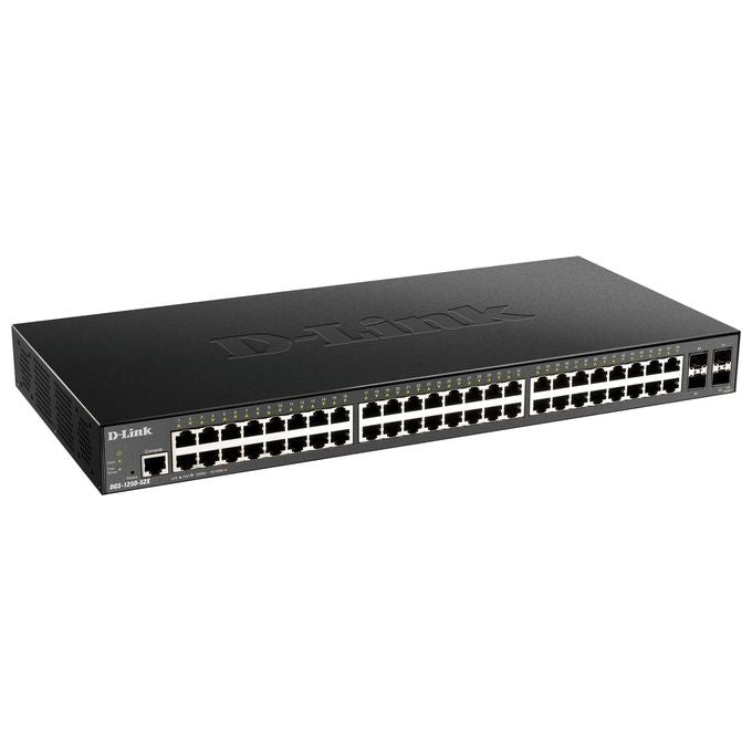 D-Link DGS-1250-52X Switch di Rete Gestito L3 Gigabit Ethernet 10-100-1000 Nero