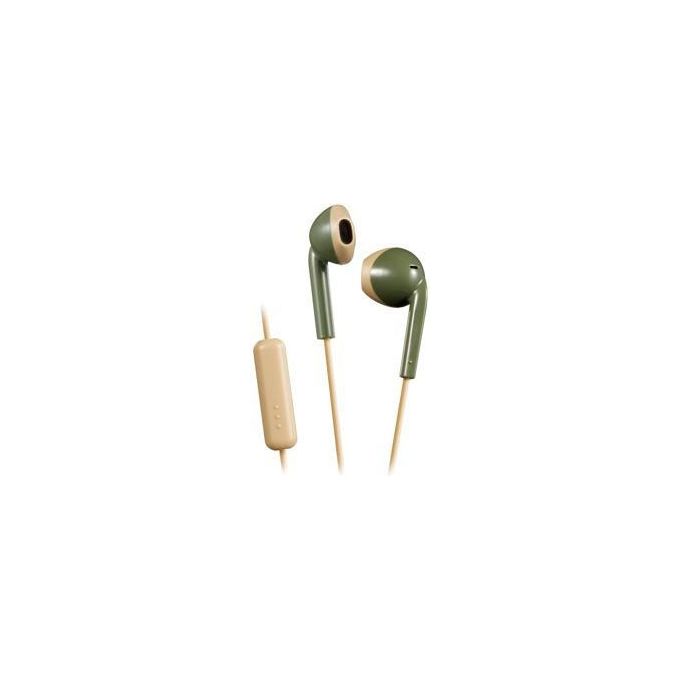 JVC HA-F19M-GC-E Auricolari con Filo Retro' Khaki-Beige