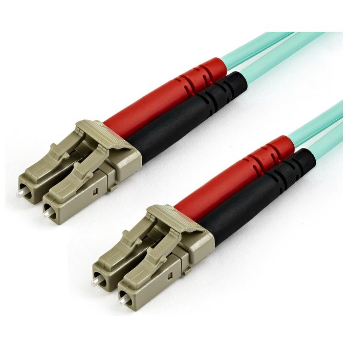 Startech Cavo Fibra Ottica Patch Multimodale Lc a Lc Duplex 50-125 Om4 15mt