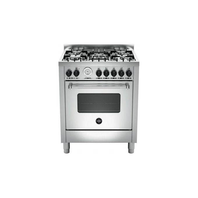 La Germania AMN765GXT Cucina Gas 5 Fornelli con Forno Acciaio inossidabile