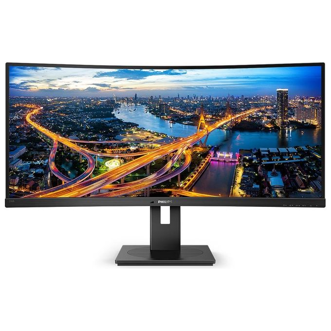 [ComeNuovo] Philips B Line 346B1C-00 Monitor Piatto per Pc 34'' 3440x1440 Pixel WQHD Lcd Curvo Opaco Nero