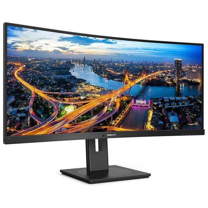[ComeNuovo] Philips B Line 346B1C-00 Monitor Piatto per Pc 34'' 3440x1440 Pixel WQHD Lcd Curvo Opaco Nero