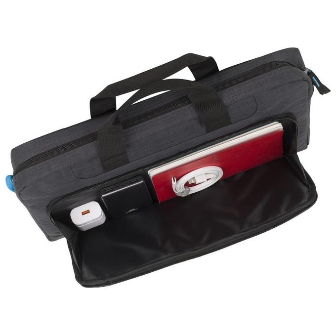Rivacase Borsa per Notebook 17.3'' con Mouse Wireless Nero