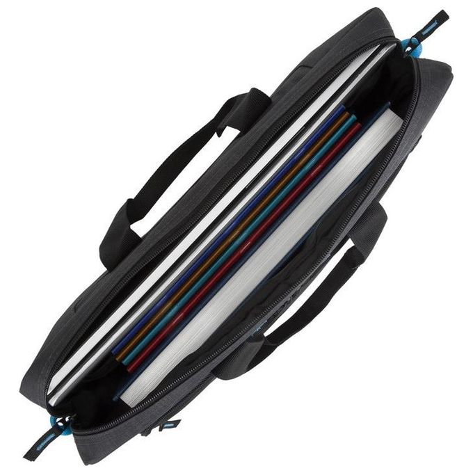 Rivacase Borsa per Notebook 17.3'' con Mouse Wireless Nero