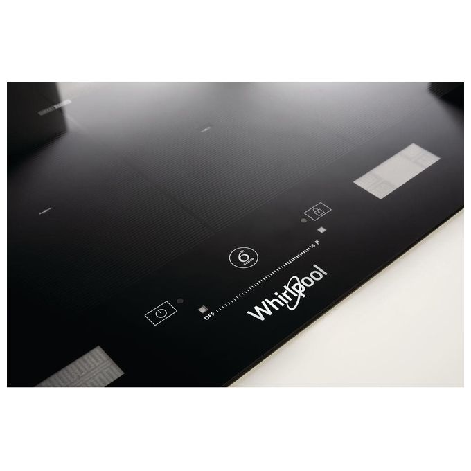 Whirlpool SMP 9010C-NE-IXL Piano Cottura iXelium a Induzione in Vetroceramica 10 Zone FlexiFull SmartSense 86 cm Nero