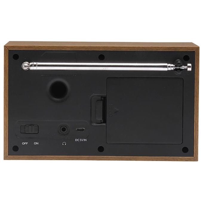 Denver DAB-46 Radio Digitale DAB + e FM Grigio Scuro