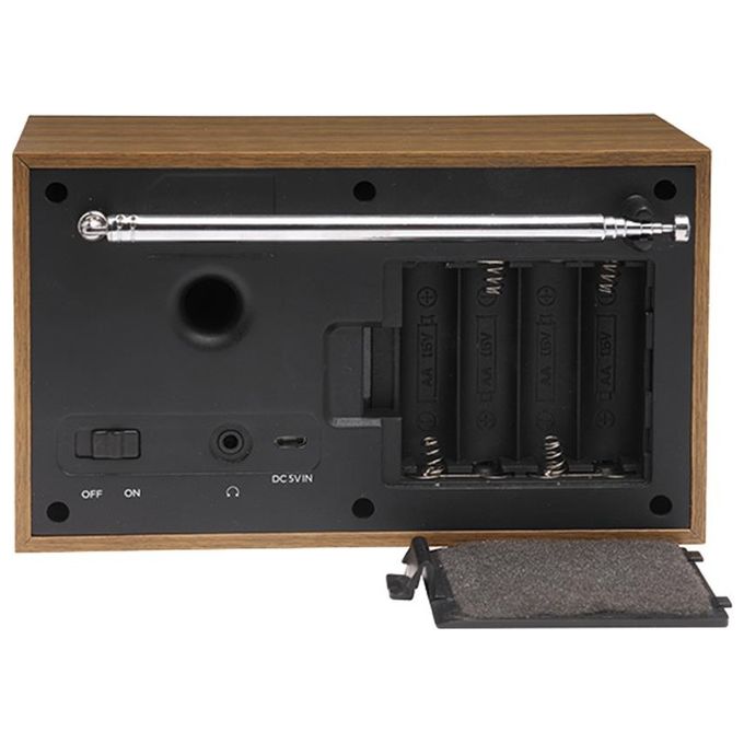 Denver DAB-46 Radio Digitale DAB + e FM Grigio Scuro