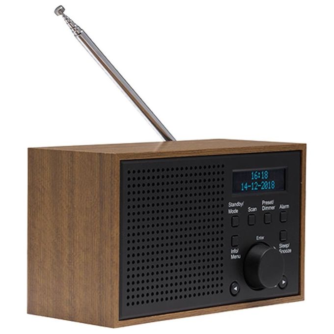Denver DAB-46 Radio Digitale DAB + e FM Grigio Scuro