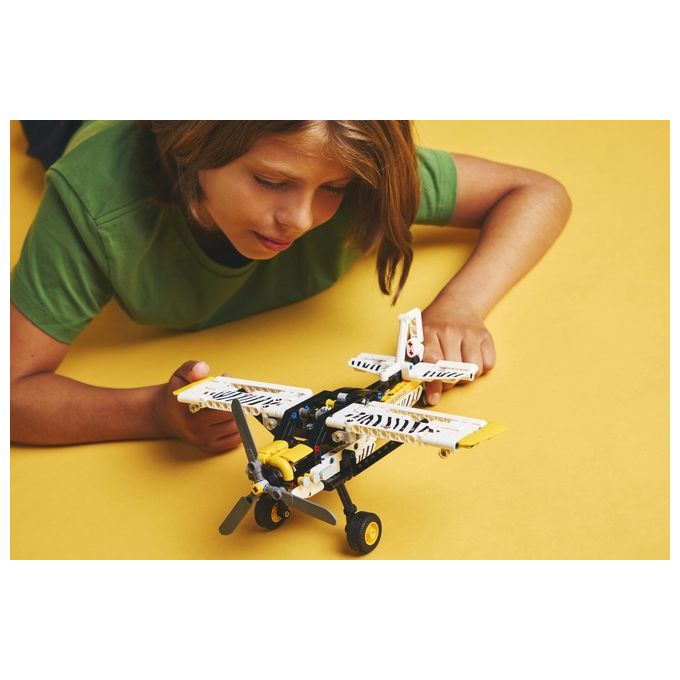 LEGO Aereo Bush Technic 42198 Modellino da Costruzione Innovativo ed Educativo per Appassionati di Ingegneria e Design Creativo