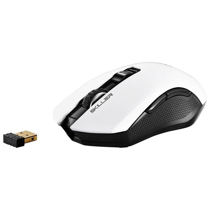 Sharkoon     gaming Mouse 6.000 dpi, Bianco, Wireless