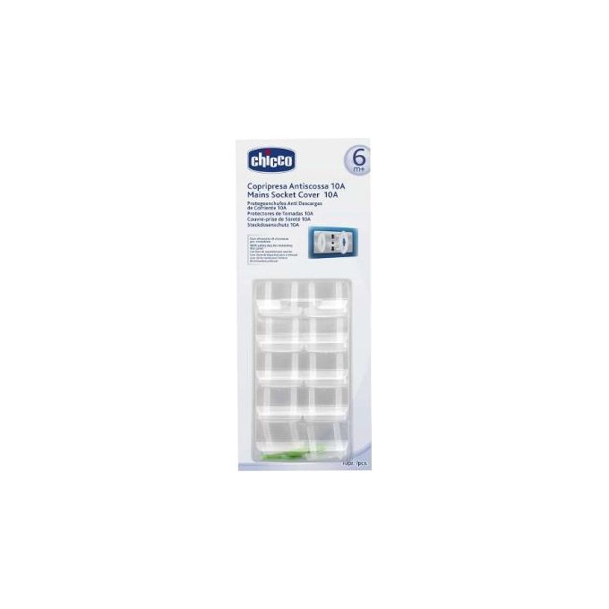 Chicco 00064082300000 Confezione 10 Copriprese Antiscossa