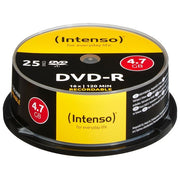 Intenso Dvd-R 4.7Gb 16x Spindle 25 Pezzi